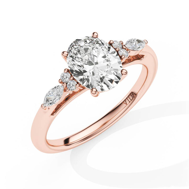 VIDA Horizon Solitaire Ring