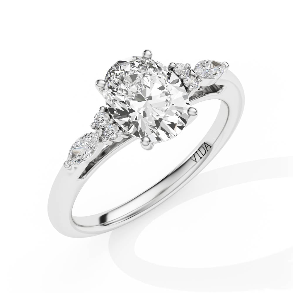 VIDA Horizon Solitaire Ring